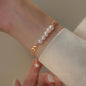 Anja Stainless Hand Chain Bracelet
