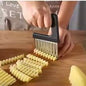 Potato French Fries Cutter Wavy Crinkle